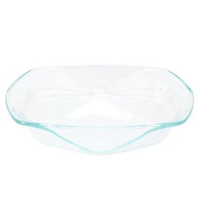 Soho Lounge Carnegie Hill 14 inch x 12 Inch x 2.8 Inch Tempered Glass Baking Pan with Built-in Handles