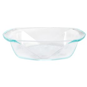 Soho Lounge Carnegie Hill 10 inch x 5.9 Inch x 2.6 Inch Tempered Glass Loaf Pan with Built-in Handles